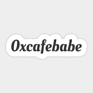 0xcafebabe Sticker